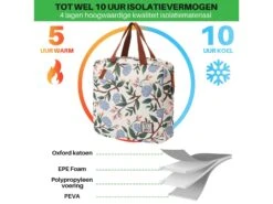 Merkloos Brisby Bloemetjes Wit 7 Liter Koeltas 11 Merkloos Brisby Bloemetjes Wit 7 Liter Koeltas -Merkloos 00220f72b853690f