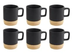 Merkloos OTIX 80 Ml Set Van 6 Espresso Kopjes