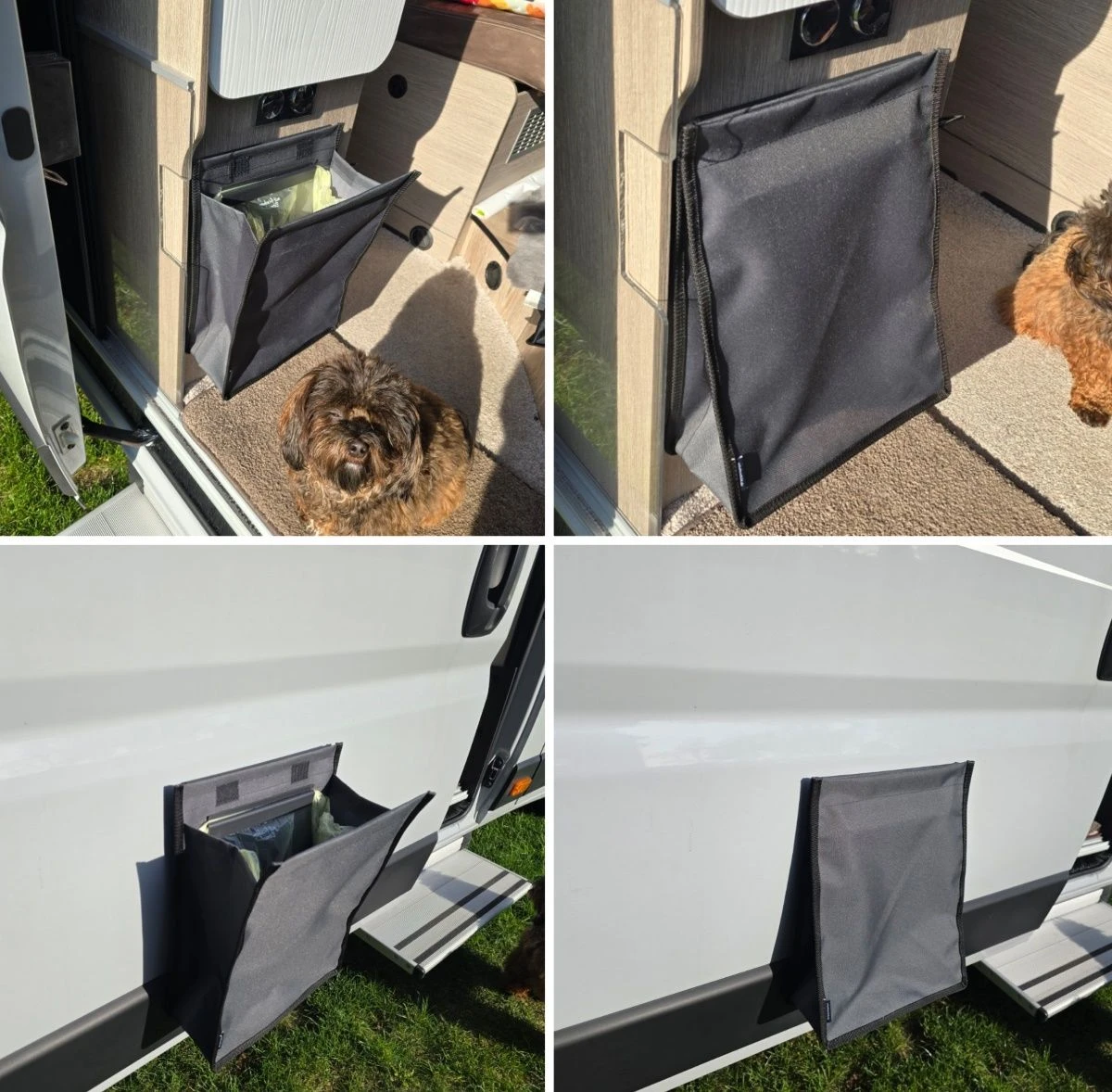 Merkloos Schaltsack24 Camper Afvalbak - Black 4 Merkloos Schaltsack24 Camper Afvalbak - Black - Afbeelding 2