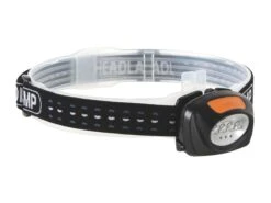 Merkloos Perel 7-leds Hoofdlamp - Black