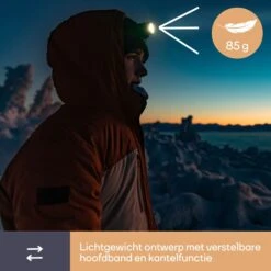 Merkloos Perel 7-leds Hoofdlamp - Grey -Merkloos 2b45bfd8d7bc6132