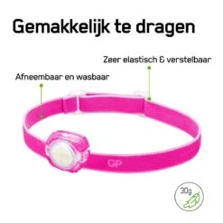 Merkloos GP CH31 40 Lumen Hoofdlamp - Pink -Merkloos 3d829d0a7d27328b