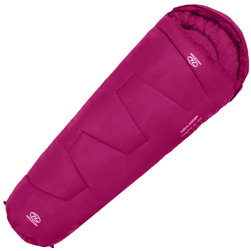 Merkloos Highlander Sleepline 300 Kinder Mummyslaapzak - Pink 7 Merkloos Highlander Sleepline 300 Kinder Mummyslaapzak - Pink - Afbeelding 5