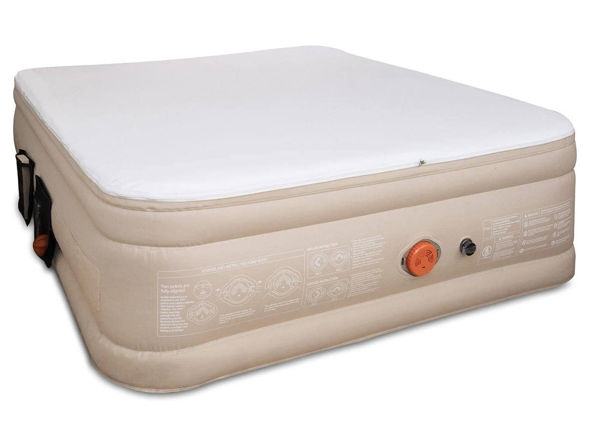 Merkloos FLOAT Cloudspring 2-persoons Luchtbed Met Foam Topper 3 Merkloos FLOAT Cloudspring 2-persoons Luchtbed Met Foam Topper