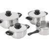 Merkloos 4-delige RVS Pannenset -Merkloos 4 delige rvs pannenset ecommerce fb41