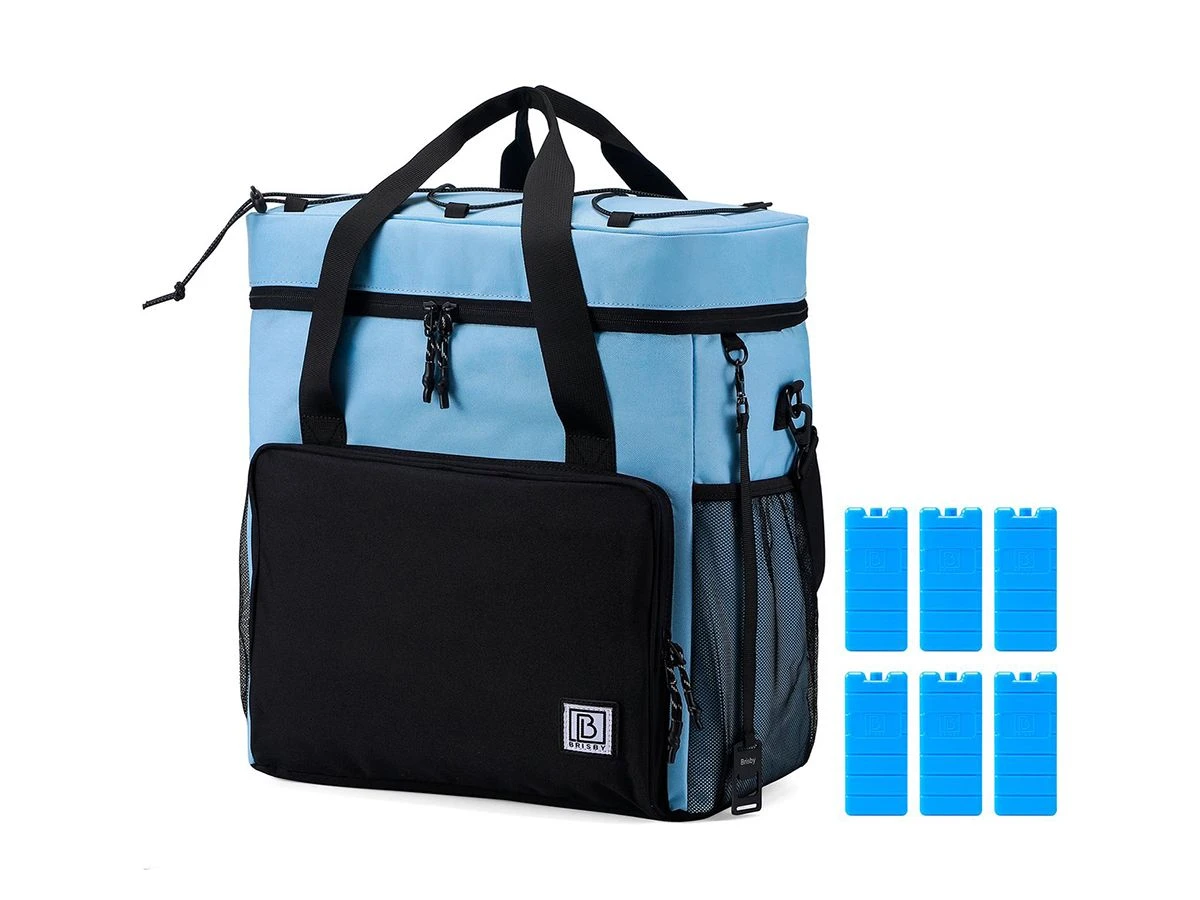 Merkloos Brisby 4-laags Geïsoleerde 40 Liter Koeltas - Blue 3 Merkloos Brisby 4-laags Geïsoleerde 40 Liter Koeltas - Blue