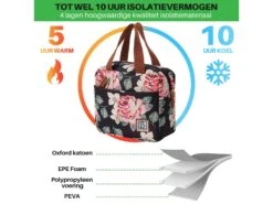 Merkloos Brisby Bloemetjes 4 Liter Koeltas -Merkloos 626834d265188301