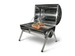 Merkloos BBQ Collection Chroom Houtskoolbarbecue -Merkloos 626f8fabc74fe7.45365415