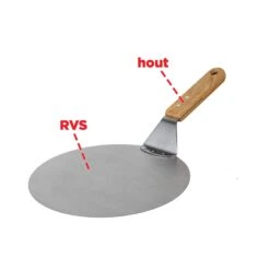 Merkloos Nonna Ø25,5 Cm Pizzaschep -Merkloos 63fde5d8ef25b9.54391032