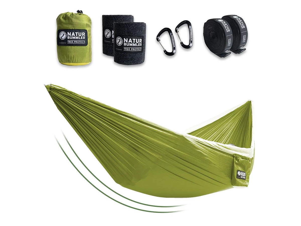 Merkloos Naturbummler 300 X 170 Hangmat Met Boombeschermingsmatten 3 Merkloos Naturbummler 300 X 170 Hangmat Met Boombeschermingsmatten