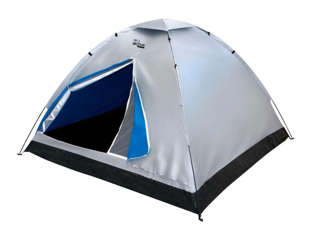 Merkloos HIXA Aktive 2 Persoons Grijze Koepeltent 3 Merkloos HIXA Aktive 2 Persoons Grijze Koepeltent