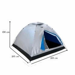 Merkloos HIXA Aktive 2 Persoons Grijze Koepeltent 8 Merkloos HIXA Aktive 2 Persoons Grijze Koepeltent -Merkloos 64368843279465.74950022