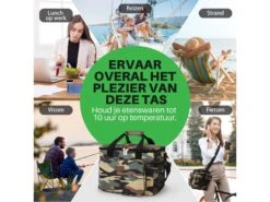 Merkloos Packaway 15 Liter Geïsoleerde Koeltas - Camo Green -Merkloos 64f742b881a145.14374800