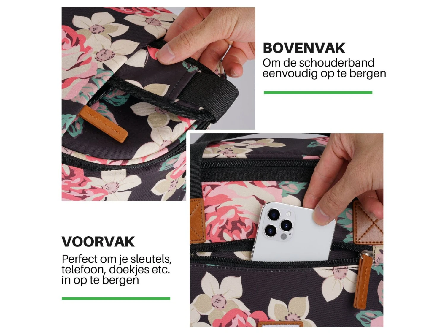 Merkloos Brisby Bloemetjes 21 Liter Koeltas 6 Merkloos Brisby Bloemetjes 21 Liter Koeltas - Afbeelding 4