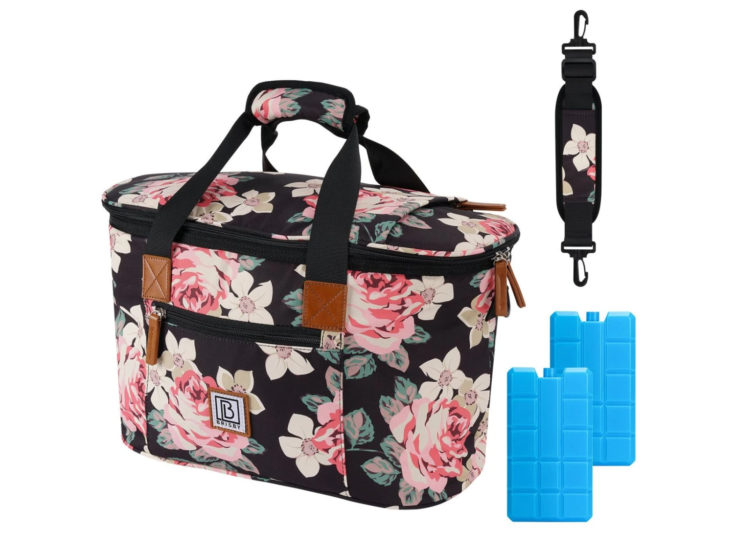 Merkloos Brisby Bloemetjes 21 Liter Koeltas 3 Merkloos Brisby Bloemetjes 21 Liter Koeltas