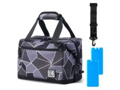 Merkloos Brisby Grijs En Zwart 12 Liter Koeltas -Merkloos 64f83fe2557588.80847111