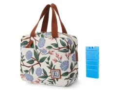 Merkloos Brisby Bloemetjes Wit 4 Liter Koeltas