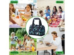 Merkloos Brisby Black Feathers 10 Liter Koeltas -Merkloos 64f8404f81e264.92579242