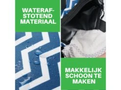 Merkloos Brisby Zigzag Blauw 10 Liter Koeltas -Merkloos 64f846b94a2f02.08924438