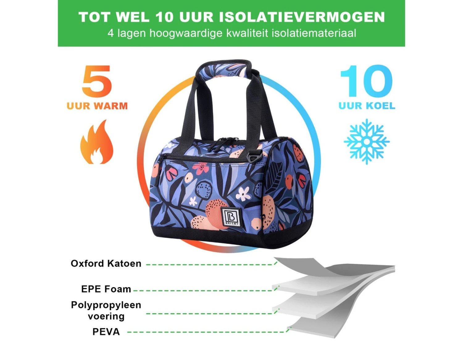 Merkloos Brisby Valencia 10 Liter Koeltas 7 Merkloos Brisby Valencia 10 Liter Koeltas - Afbeelding 5