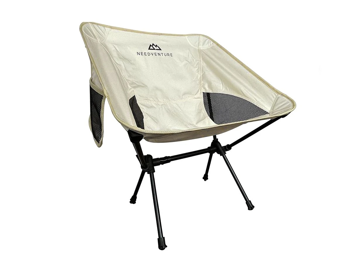 Merkloos Needventure Beige Opvouwbare Kampeerstoel 3 Merkloos Needventure Beige Opvouwbare Kampeerstoel
