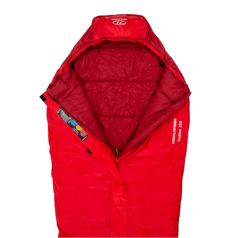 Merkloos Highlander Trekker 250 Mummyslaapzak 6 Merkloos Highlander Trekker 250 Mummyslaapzak - Afbeelding 4
