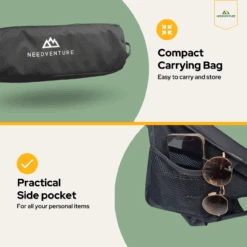 Merkloos Needventure Hoge Neksteun Kampeerstoel -Merkloos 662fe743bebc88.19945889