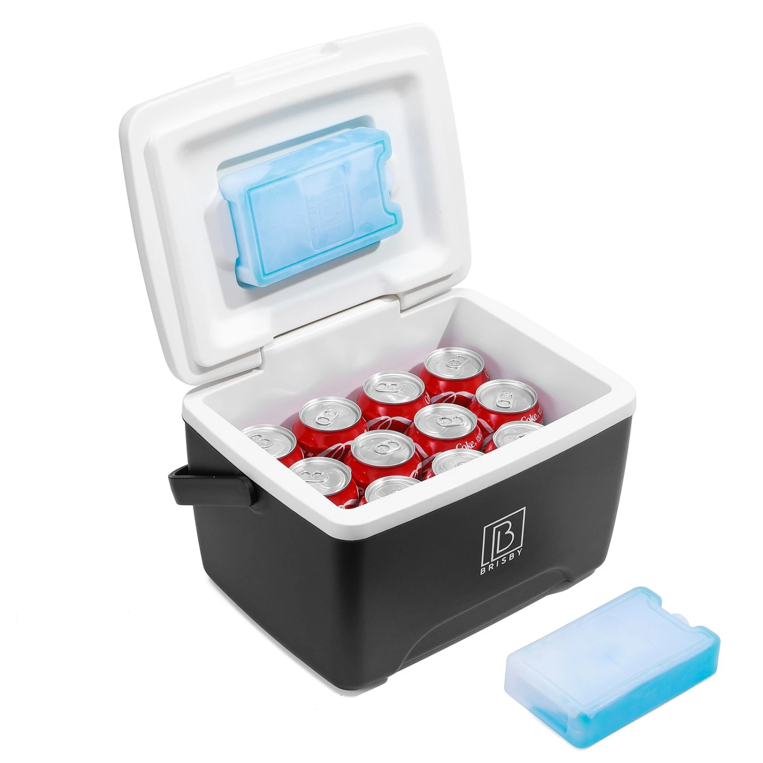 Merkloos Brisby 8 Liter Koelbox Met 2 Koelelementen - Black 4 Merkloos Brisby 8 Liter Koelbox Met 2 Koelelementen - Black - Afbeelding 2