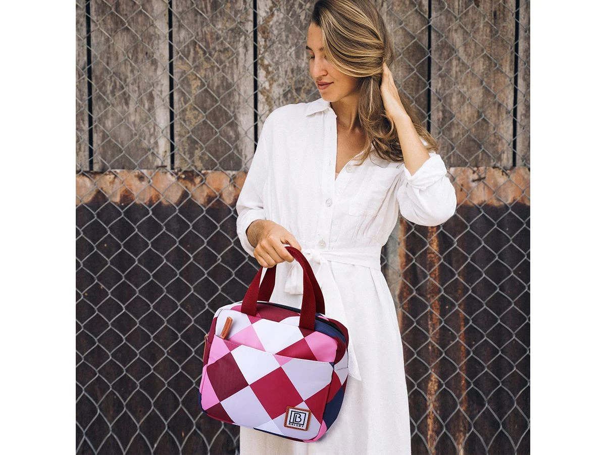 Merkloos Brisby 4-laags Geïsoleerde 4 Liter Koeltas - Blok Rose 6 Merkloos Brisby 4-laags Geïsoleerde 4 Liter Koeltas - Blok Rose - Afbeelding 4