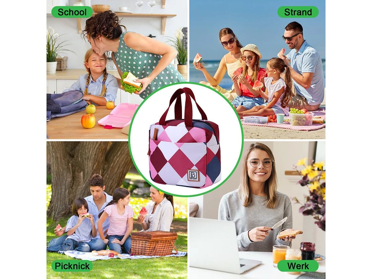 Merkloos Brisby 4-laags Geïsoleerde 4 Liter Koeltas - Blok Rose 7 Merkloos Brisby 4-laags Geïsoleerde 4 Liter Koeltas - Blok Rose - Afbeelding 5