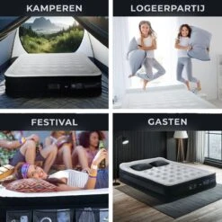 Merkloos FLOAT VersaVento 2 Persoons Luchtbed Met Pomp En Zijzakken -Merkloos 665f2531ed4173.50602757