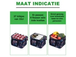 Merkloos Packaway 15 Liter Geïsoleerde Koeltas - Japanse Bloem -Merkloos 6660455c9052e2.17510873