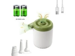 Merkloos Aquaboard D2 Oplaadbare Luchtbedpomp - Green -Merkloos 66911aed8c5384.02937730