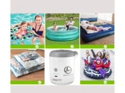 Merkloos Aquaboard D2 Oplaadbare Luchtbedpomp - Green -Merkloos 66911aed8d2cd1.81410573