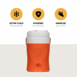 Merkloos Pinnacle Platino 1 Gallon Drankkoeler - Oranje -Merkloos 66c34903b38143.37173489