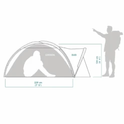 Merkloos Crua Duo Maxx Combo Lichtgewicht Tent + Culla Maxx Cocoon 11 Merkloos Crua Duo Maxx Combo Lichtgewicht Tent + Culla Maxx Cocoon -Merkloos 66d836c382e610.17609364