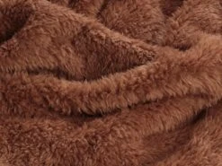 Merkloos PHLOX Teddy 130 X 170 Cm Plaid - Camel Bruin -Merkloos 748863c8b8d6847c