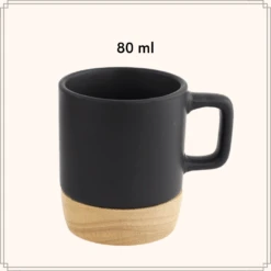 Merkloos OTIX 80 Ml Set Van 6 Espresso Kopjes -Merkloos 7ae62415d8686d59