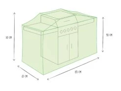 Merkloos Perel BBQ Beschermhoes - 110x135x65cm -Merkloos 82b9c08ebd4a2212