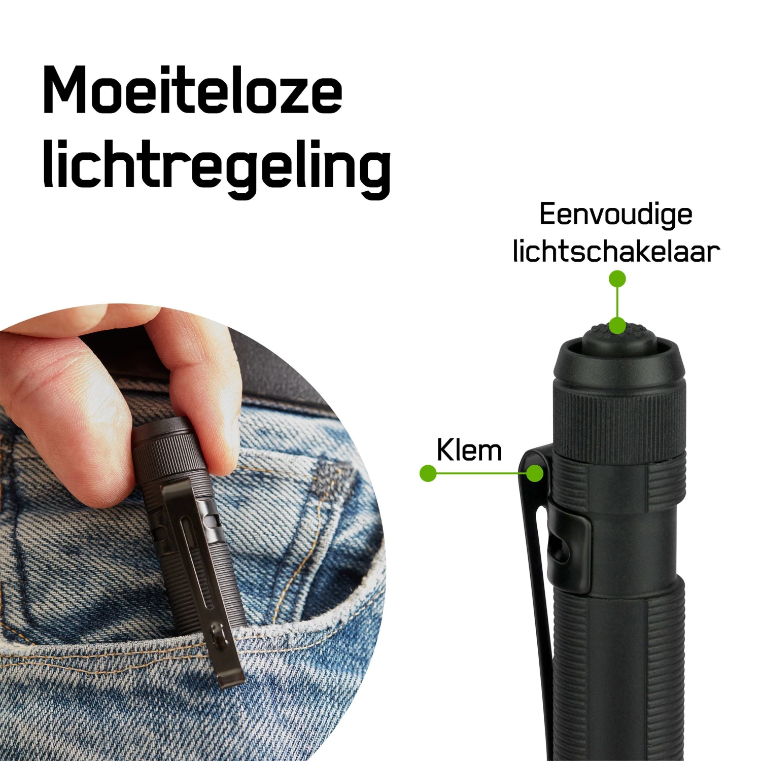 Merkloos GP CP21 Zaklamp 4 Merkloos GP CP21 Zaklamp - Afbeelding 2