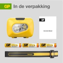 Merkloos GP CH32 100 Lm Hoofdlamp - 3x AAA -Merkloos 873dec7ef111d817