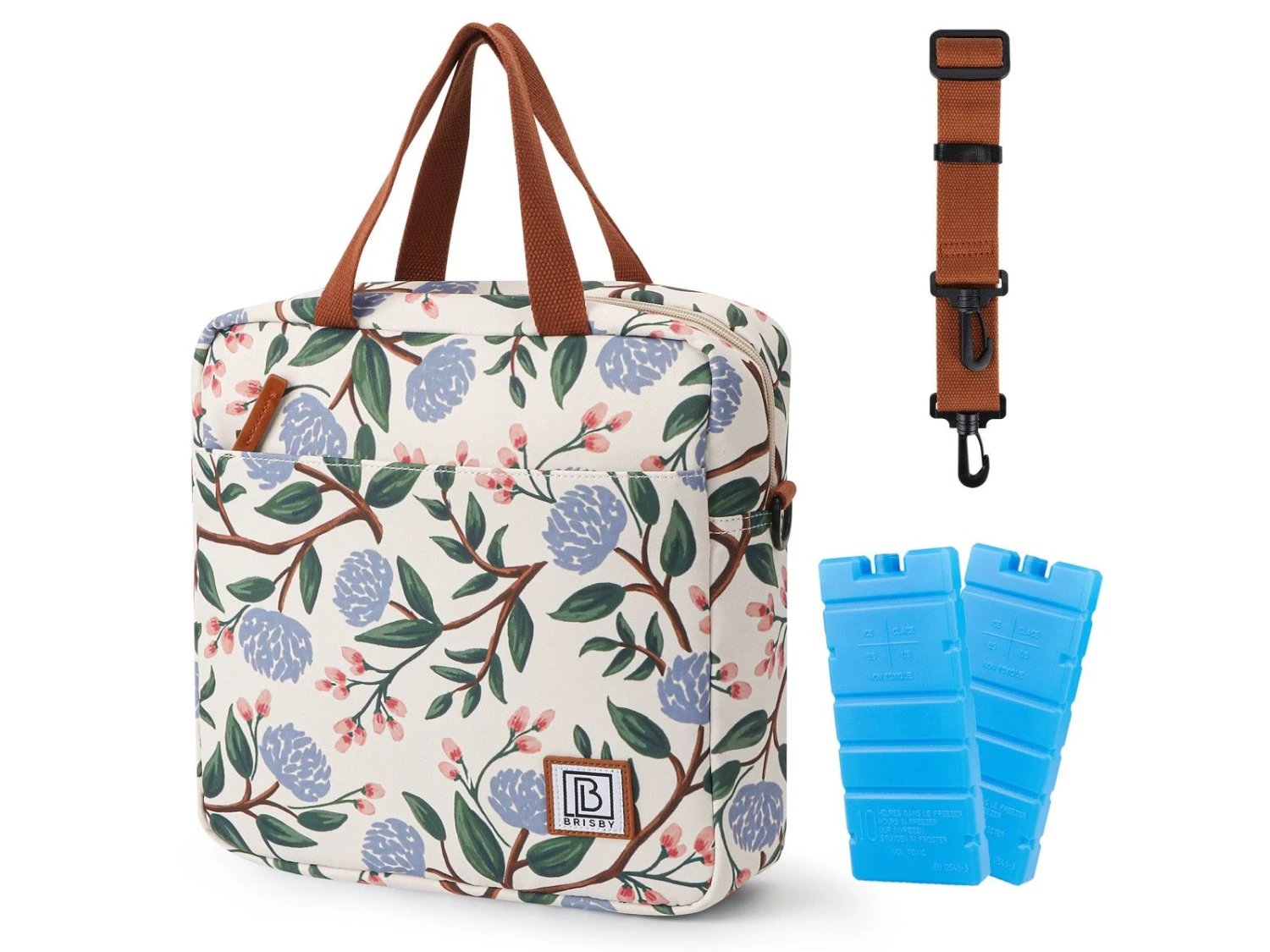 Merkloos Brisby Bloemetjes Wit 7 Liter Koeltas 3 Merkloos Brisby Bloemetjes Wit 7 Liter Koeltas