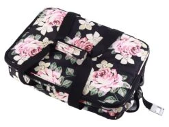 Merkloos Packaway 30 Liter Geïsoleerde Koeltas - Black Flower -Merkloos 8ec27947010a5672