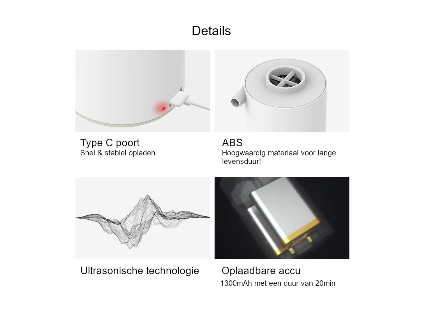 Merkloos Flextail Gear Tiny Pump X Automatische Luchtpomp 4 Merkloos Flextail Gear Tiny Pump X Automatische Luchtpomp - Afbeelding 2