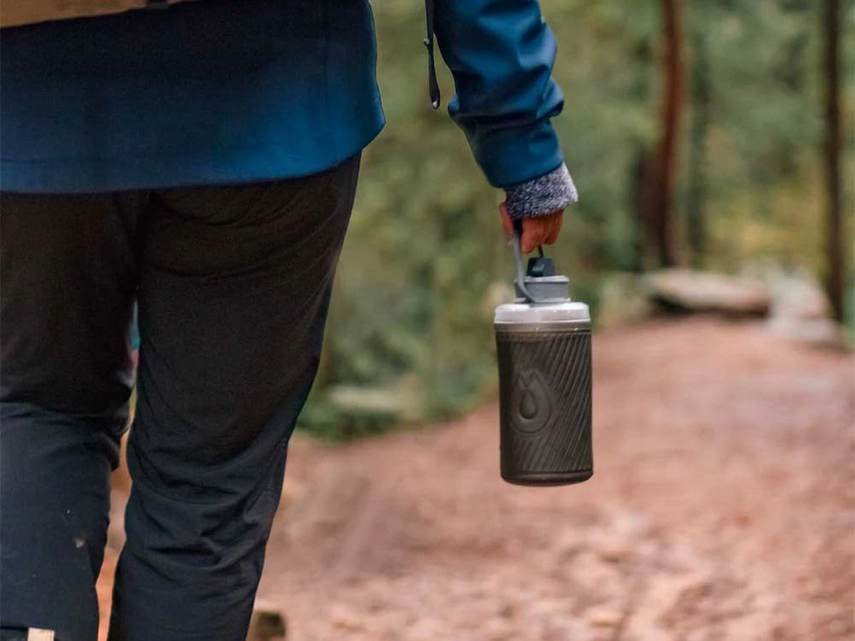 Merkloos Hydrapak Flux 1.5 Liter Drinkfles - Mammoth Grey 3 Merkloos Hydrapak Flux 1.5 Liter Drinkfles - Mammoth Grey - Afbeelding 2