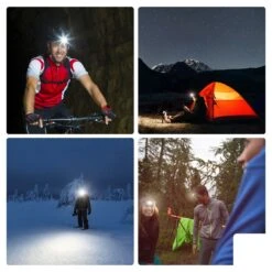 Merkloos Perel 7-leds Hoofdlamp - Grey -Merkloos a72bf439a19f73a6