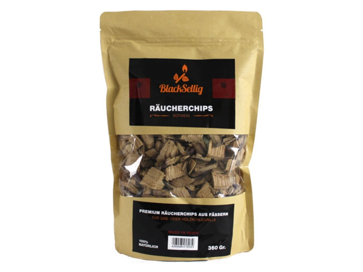 Merkloos BlackSellig Rotwein 360 Gram Rookchips 3 Merkloos BlackSellig Rotwein 360 Gram Rookchips