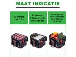 Merkloos Packaway 15 Liter Geïsoleerde Koeltas - Jungle -Merkloos b12a7bae5d7b2804
