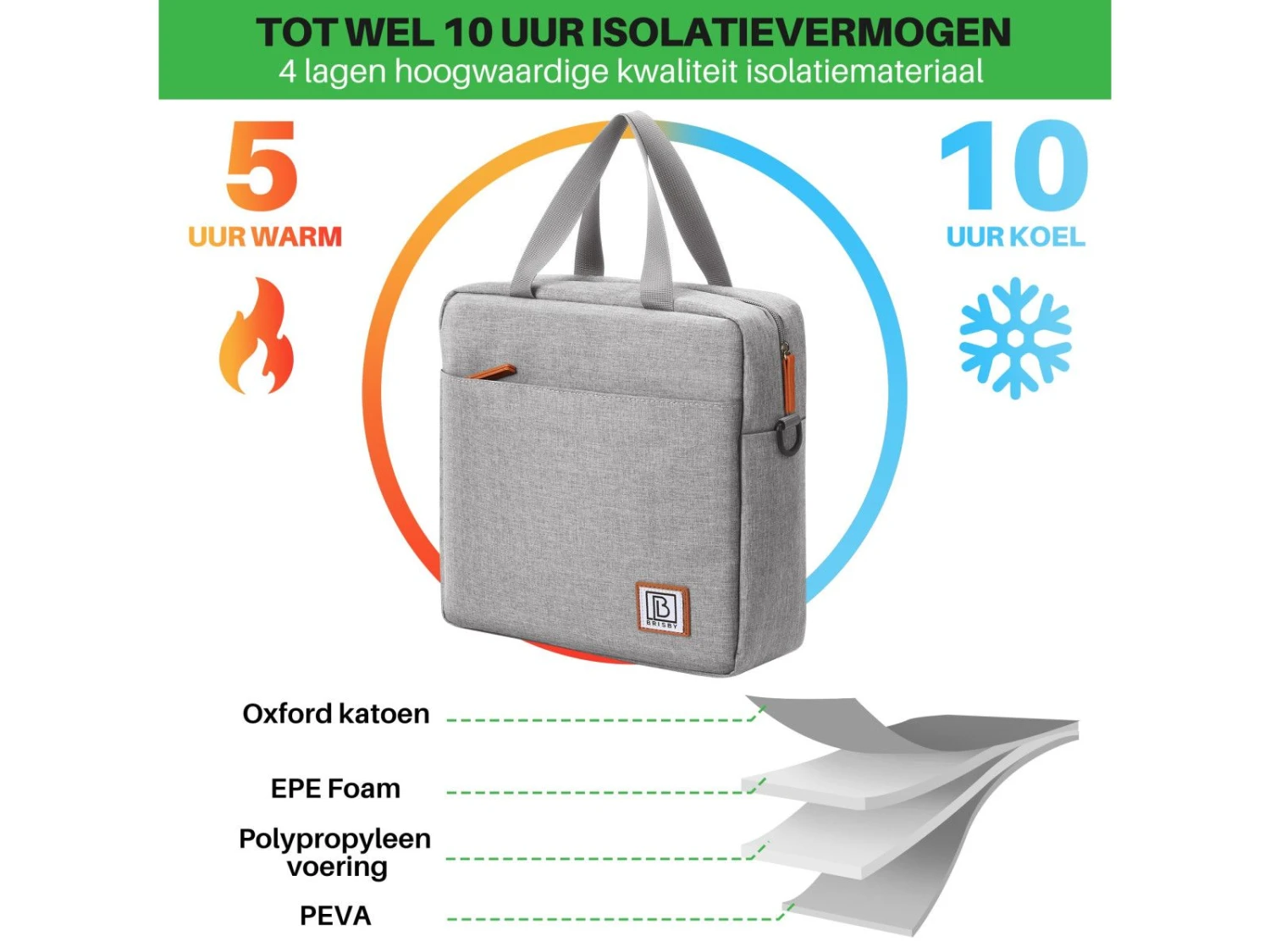 Merkloos Brisby 7 Liter Koeltas 7 Merkloos Brisby 7 Liter Koeltas - Afbeelding 5