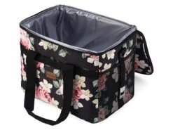 Merkloos Packaway 30 Liter Geïsoleerde Koeltas - Black Flower -Merkloos c09a63d99a91f956